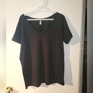 Cotton Heritage Light Weight Black Tshirt Size XL